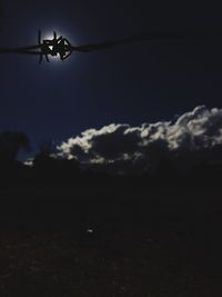 Low angle view of tree against sky