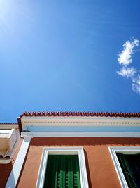 Low angle view of building against sky