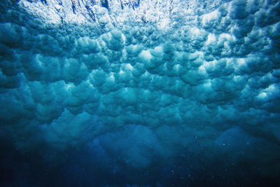 Full frame shot of sea against dramatic sky