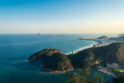 Amazing overview of the southern coast of rio de janeiro in brazil