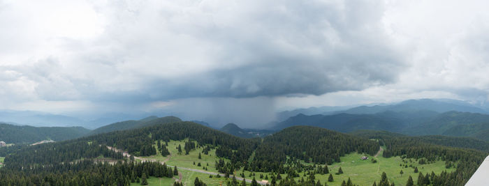 Panoramic view of landscape against sky