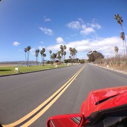 Road passing through landscape