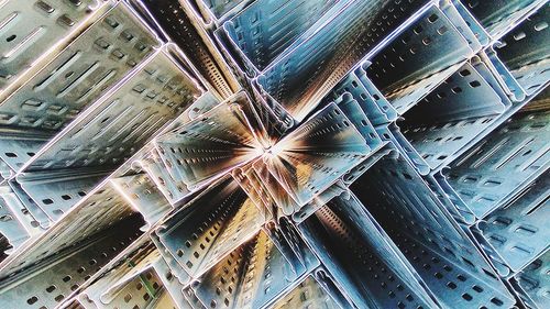 Low angle view of ceiling