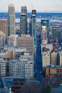 Cityscape against sky