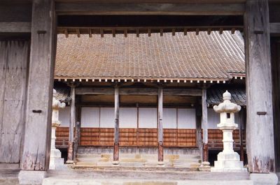 Roof of building