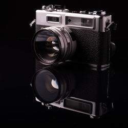 Close-up of camera