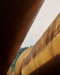 Close-up of roof against clear sky