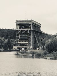 View of building against cloudy sky