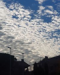 Low angle view of buildings against sky