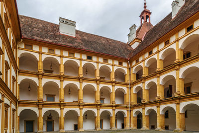 Low angle view of historical building