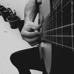 Man playing guitar