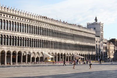 Low angle view of historical building