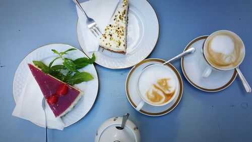 Close-up of food on table