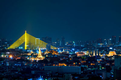 Wat phra kaew has popular tourist attraction landmarks of bangkok. thailand.