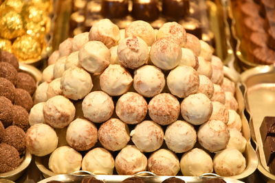 Full frame shot of food for sale at market stall