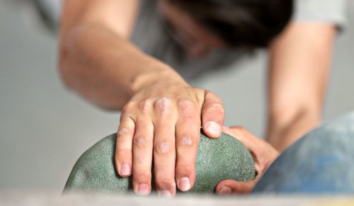 Close-up of hands