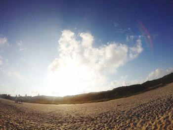 Panoramic view of landscape against sky