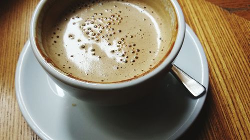 Close-up of coffee cup