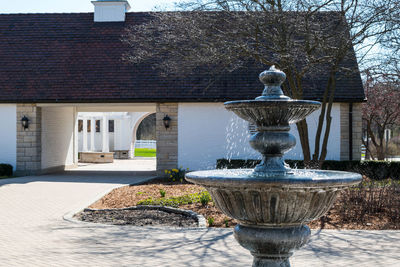 Fountain in city