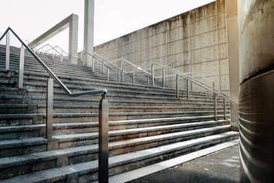 Low angle view of staircase in building