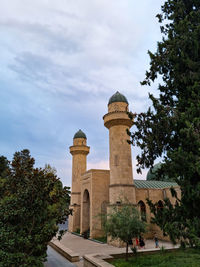 Low angle view of historical building against sky