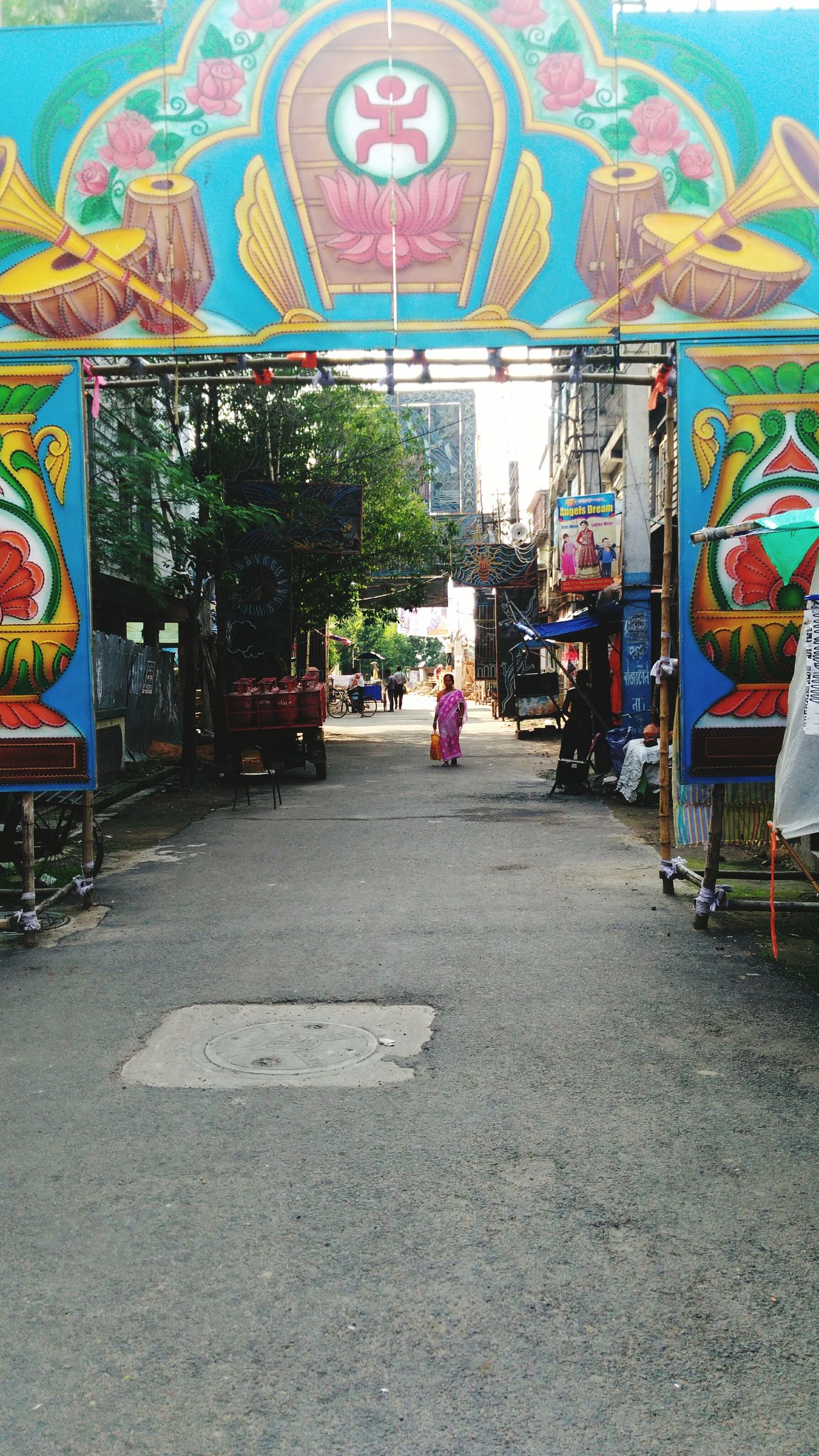 A welcome gate of Durga Puja festival