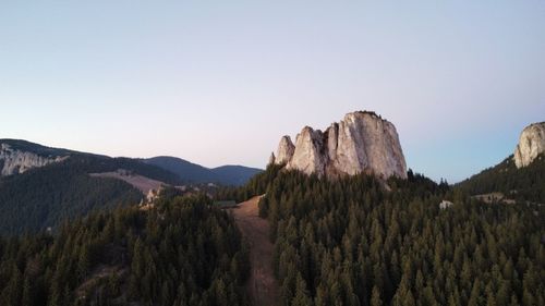 Lonely stone. egyes ko. transylvania, romania. mountain hike