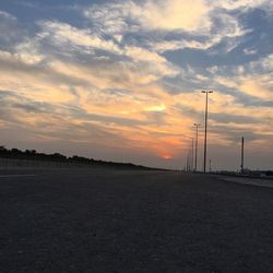 Scenic view of sky at sunset