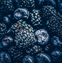 Full frame shot of blueberries