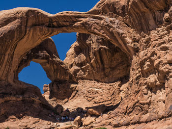 View of rock formation