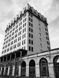 Low angle view of building against sky