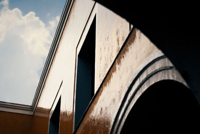 Low angle view of building against sky