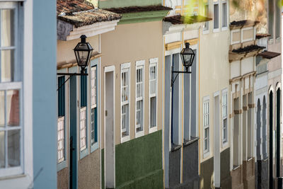 Low angle view of residential building