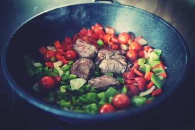 Close-up of salad in bowl