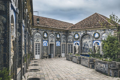Fronteira palace, one of the most beautiful residences in lisbon, portugal with azulejos tiles