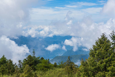 Panoramic view of landscape against sky