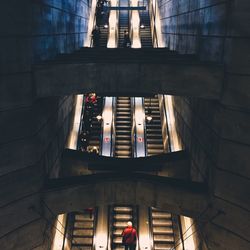 Low angle view of staircase