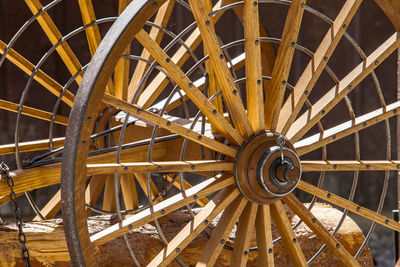 Full frame shot of ferris wheel on field