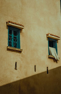 Low angle view of built structures