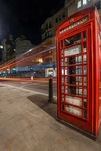 Red telephone booth