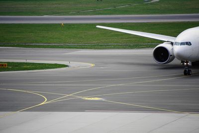 Airplane on runway