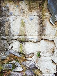 Full frame shot of weathered wall