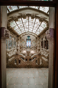 Interior of church