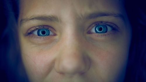 Close-up portrait of man