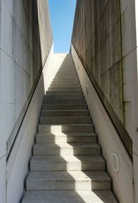 Low angle view of building against clear sky