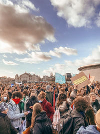 Student protest in amsterdam