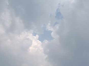 Low angle view of clouds in sky