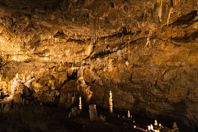 Scenic view of rock formations