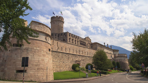 View of historical building against cloudy sky