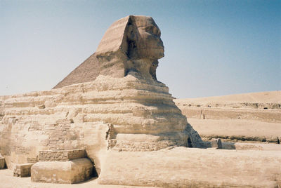 View of sphinx on sunny day